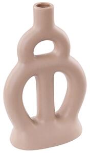 Virágtartó váza KOZANI Kerámia 28 cm Homokbézs