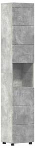 Fürdőszoba Székény TULUM Beton szürke 37 x 31,5 x 203 cm