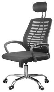 Irodai szék ergonomikus forgószék hintamechanika fejtámla karfa OC01