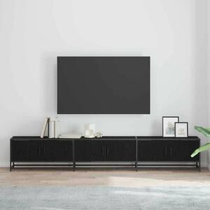 TV szekrény Musta tammi 240 x 35 x 41 cm Faanyag