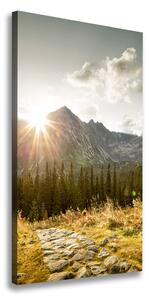 Vászon nyomtatás Sunset tatra