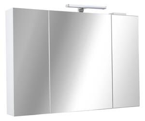 PIRAMIDA AKVA Tükrös fürdőszobai szekrény LED világítással - 100 x 69 x15cm
