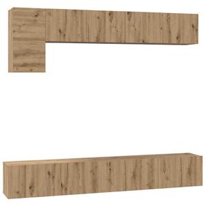 TV szekrény garnitúra 5 pcs kézműves tölgy 100 x 30 x 30 cm