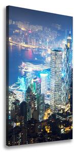 Vászonfotó Hong kong éjjel