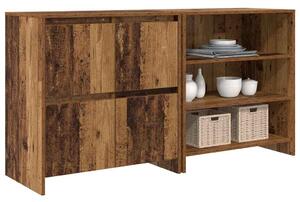 Oldalszekrények 2 pcs Régi fa 70 x 41 x 75 cm Faanyag