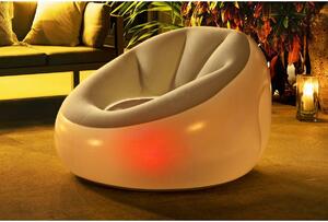 Bestway velúr felfújható szék LED-es hatással, 102 x 97 x 71 cm