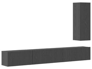 TV szekrény garnitúra 4 pcs Musta tammi 30.5 x 30 x 90 cm