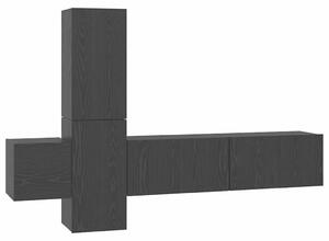 TV szekrény garnitúra 5 pcs Musta tammi 181 x 30 x 120 cm