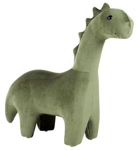 Zöld bársony dinoszaurusz puff BRONTOSAUR