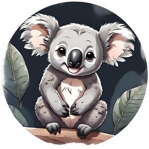 PIPPER. Kör alakú falmatrica "Koala" Méret: 60cm