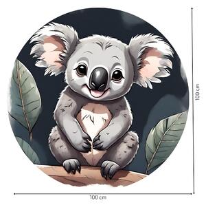 PIPPER. Kör alakú falmatrica "Koala" Méret: 100cm