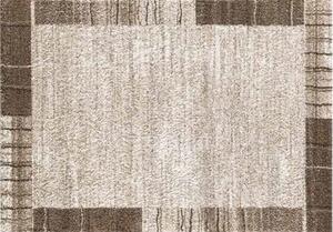 SH Parma 1806 / keretes mintázatú drapp-barna színű szőnyeg 200x290 cm