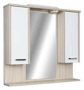 TMP ZX - SONOMA - Tükrös fürdőszobai szekrény LED világítással - 95 x 80 cm