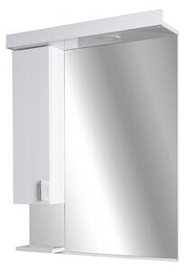 Viva STYLE Tükrös fürdőszobai szekrény LED világítással - BALOS szekrénnyel - 75 x 97 x 17 cm