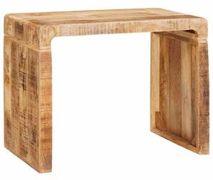 Végasztal Barna 60 x 35 x 46 cm Tömör Mangófát