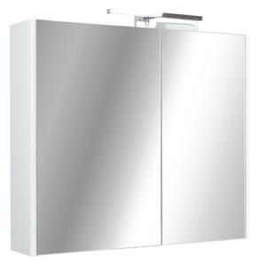 TMP SHARP Tükrös fürdőszobai szekrény LED világítással - 100 cm