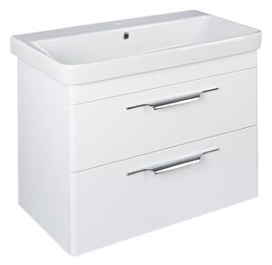 TMP LUX 80 fali fürdőszobabútor - Sanovit LUXURY - 11080 mosdóval - 80,5 x 46 cm