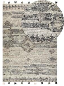 Szürke kilim gyapjúszőnyeg 200 x 300 cm ARATASHEN