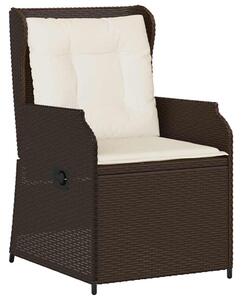 Kerti pad 2 db Barna polirattan