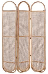 3 paneles térelválasztó CORTONA Világosbarna 118 cm 180 cm