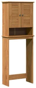 WC Szekrény VIGO mézbarna 60 x 27 x 161 cm Tömör fenyőfa