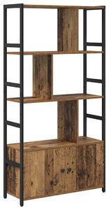 Könyvespolc Régi fa 80 x 30 x 155.5 cm Faanyag