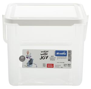 ROTHO Műanyag doboz mosópor tárolására 3 kg 4,5 L