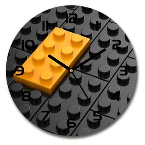Fali üvegóra kerek Lego téglák