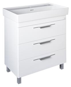 TMP TRIO 60 álló fürdőszobabútor - CeraStyle SHARP - 37100 mosdóval - 60 x 48 cm