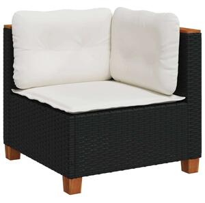 VidaXL Polyrattan Kerti Ülőgarnitúra - Fekete - 10 részes