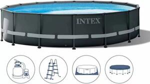 Intex 26326 Ultra Frame medence készlet 488x122cm homokszűrővel