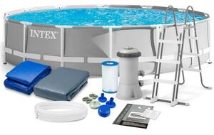 INTEX Prism Frame Pools Set fémvázas medence szett, 427 x 107 [cm]