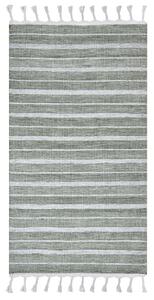 Fehér és zöld szőnyeg 80 x 150 cm BADEMLI
