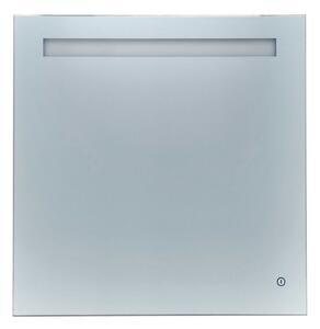 TMP LUX Touch fürdőszobai tükör - LED világítással - érintőkapcsolóval - 60 x 65 cm