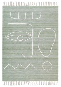 Világoszöld szőnyeg 140 x 200 cm YAVU