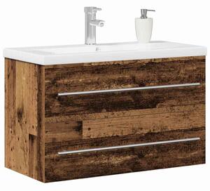 Fürdőszobai mosdószekrény Régi fa 80 x 38.5 x 48 cm Faanyag
