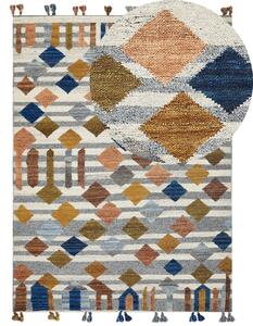 Színes kilim gyapjúszőnyeg 160 x 230 cm KASAKH