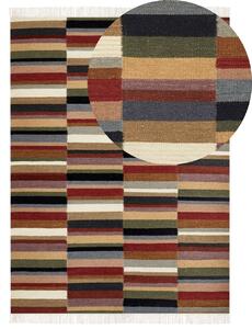 Színes kilim gyapjúszőnyeg 160 x 230 cm MUSALER