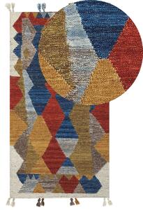 Színes kilim gyapjúszőnyeg 80 x 150 cm ARZAKAN
