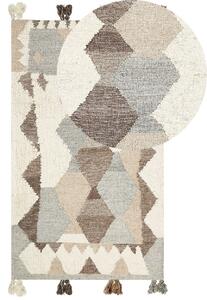 Színes kilim gyapjúszőnyeg 80 x 150 cm ARALEZ