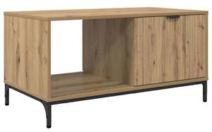 Dohányzóasztal kézműves tölgy 90 x 49 x 46 cm Faanyag