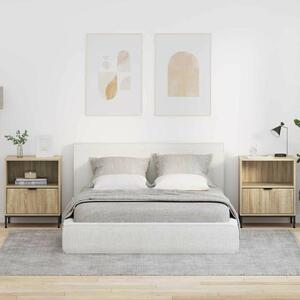 Éjjeliszekrények 2 pcs sonoma tölgy 49 x 36 x 61 cm Faanyag