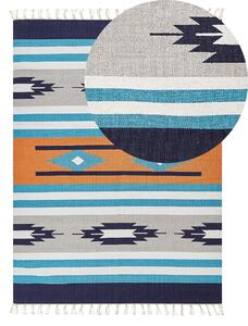 Színes kilim pamutszőnyeg 140 x 200 cm NORATUS