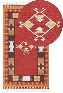 Színes kilim gyapjúszőnyeg 80 x 150 cm PARAKAR