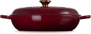 Le Creuset Signature Öntöttvas főzőedény fedővel Ø 30cm 3,5L - Piros