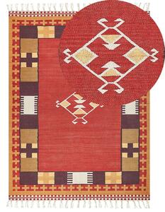 Színes kilim gyapjúszőnyeg 160 x 230 cm PARAKAR