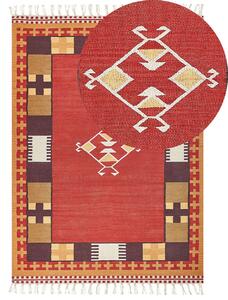 Színes kilim gyapjúszőnyeg 200 x 300 cm PARAKAR