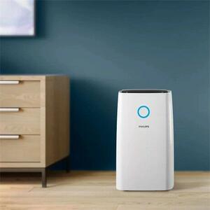 Philips seria 3000 DE3306/11 páramentesítő, Akár 34.3l/d, Hatékony akár 150 m3-es helyiségekben, Aromaterápia, AeraSense technológia, Ruhaszárítási mód, 3 ventilátor sebesség és 4 páratartalo
