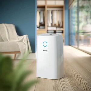 Philips seria 3000 DE3306/11 páramentesítő, Akár 34.3l/d, Hatékony akár 150 m3-es helyiségekben, Aromaterápia, AeraSense technológia, Ruhaszárítási mód, 3 ventilátor sebesség és 4 páratartalo