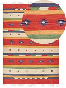 Színes kilim pamutszőnyeg 200 x 300 cm ALAPARS